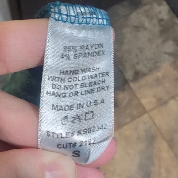 Blue Buttercup Teal Fringe Midi Skirt - Picture 6 of 6